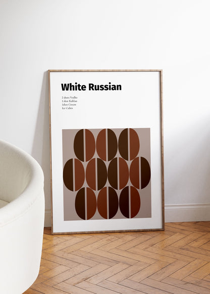 White Russian Çerçevesiz Poster