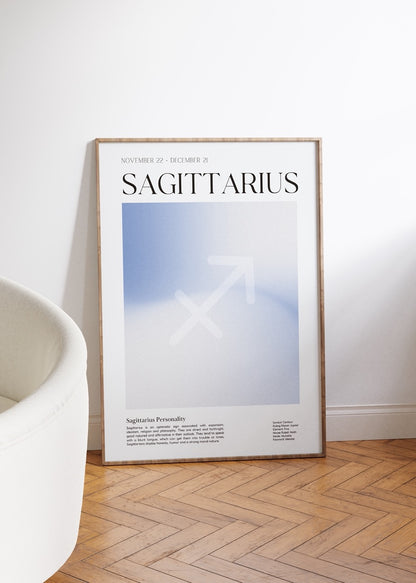 Sagittarius No.2 Astrological Sign Çerçevesiz Poster