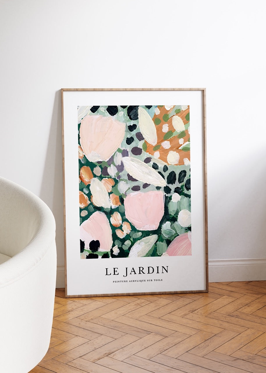Le Jardin Green No.1 Unframed Poster
