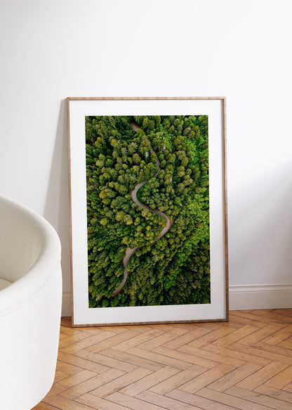 Forest Photo No.37 Frameless Poster