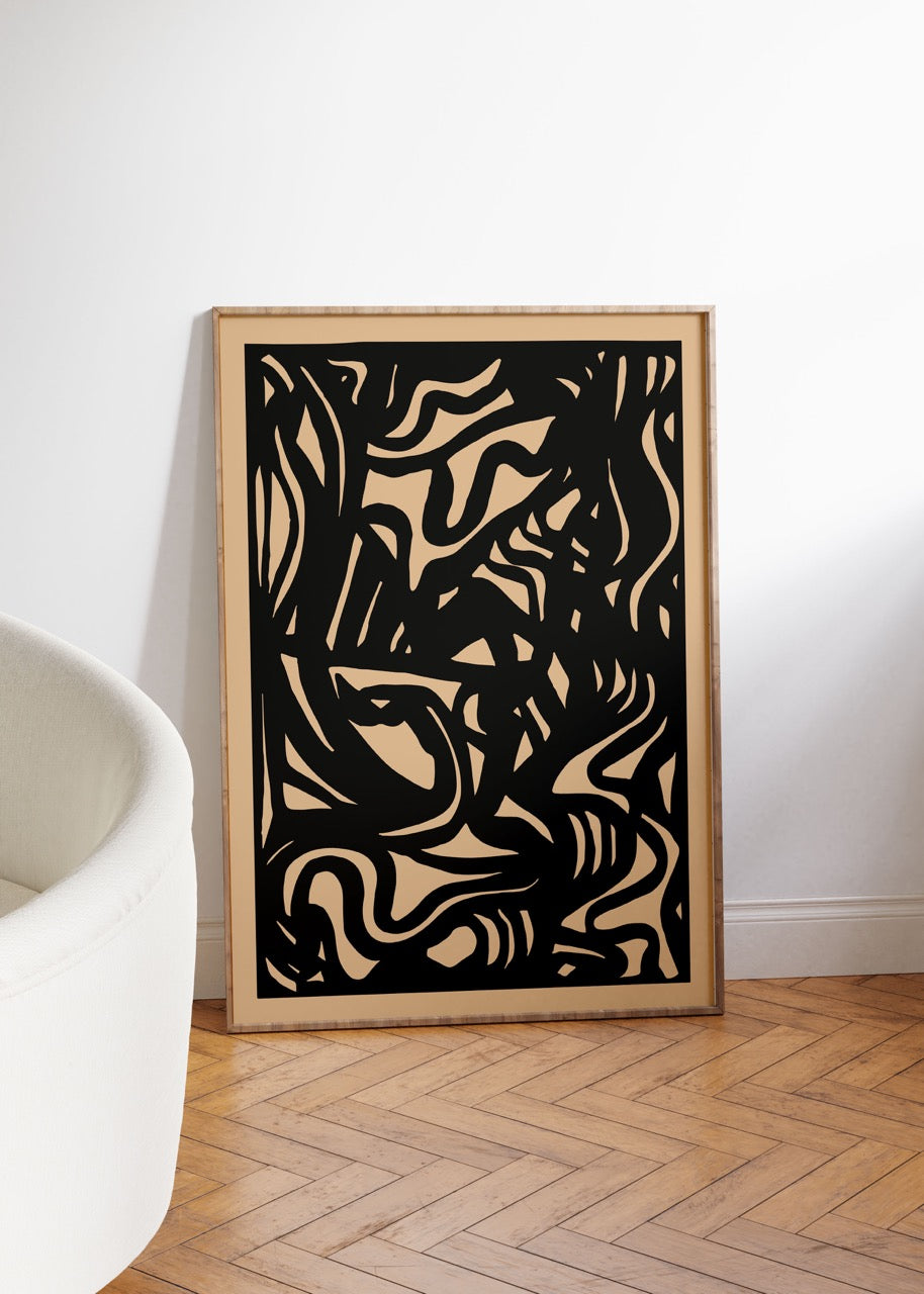 Abstract No.32 Unframed Poster