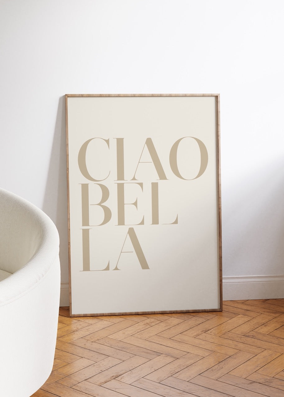Ciao Bella Unframed Poster