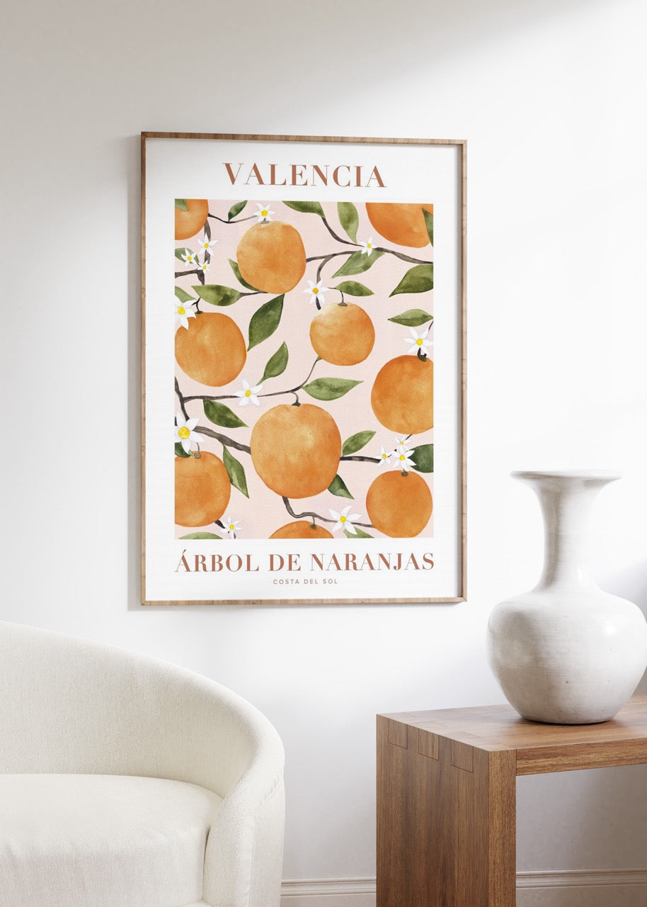 Valencia Çerçevesiz Poster