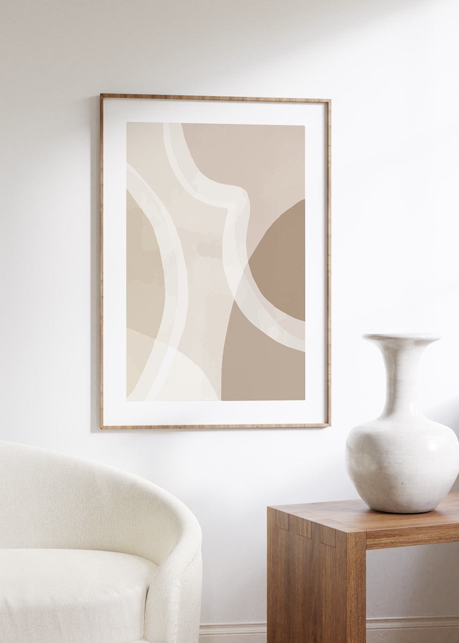 Abstract Shapes No.1 Unframed Poster