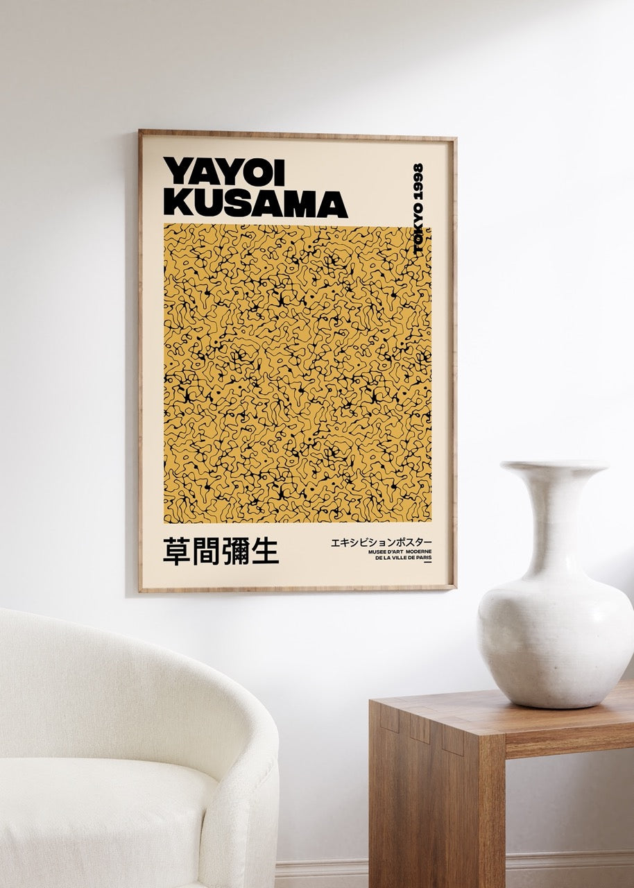 Yayoi Kusama Çerçevesiz Poster