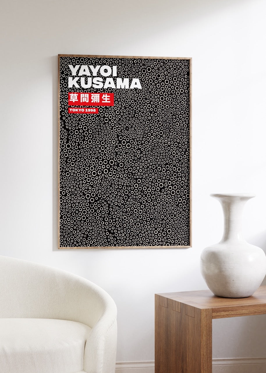 Yayoi Kusama Çerçevesiz Poster