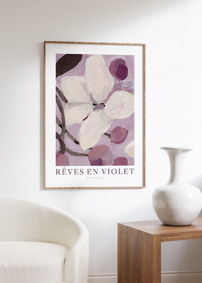 Oil Painting Flower Illustration Frameless Poster