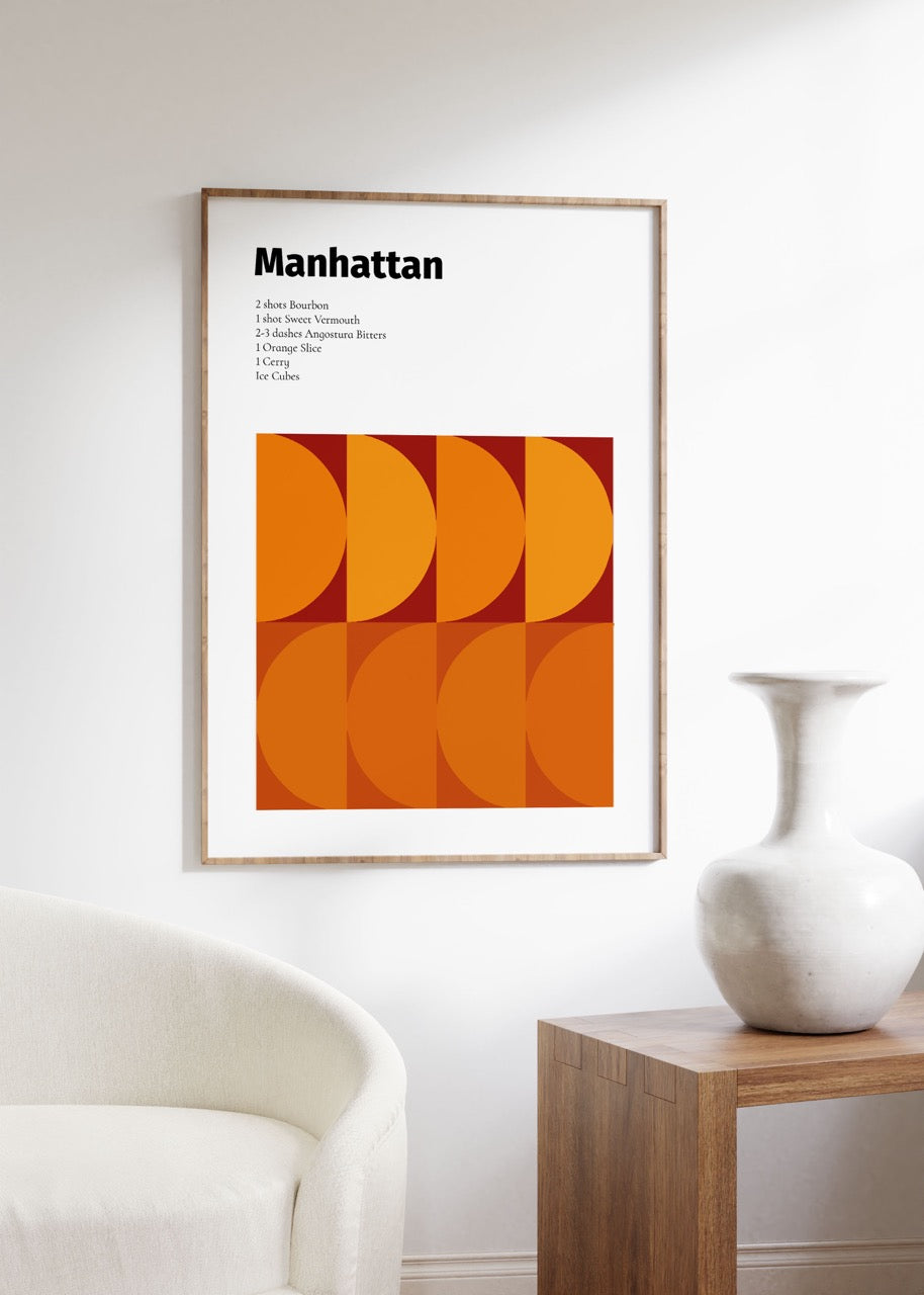 Manhattan Çerçevesiz Poster