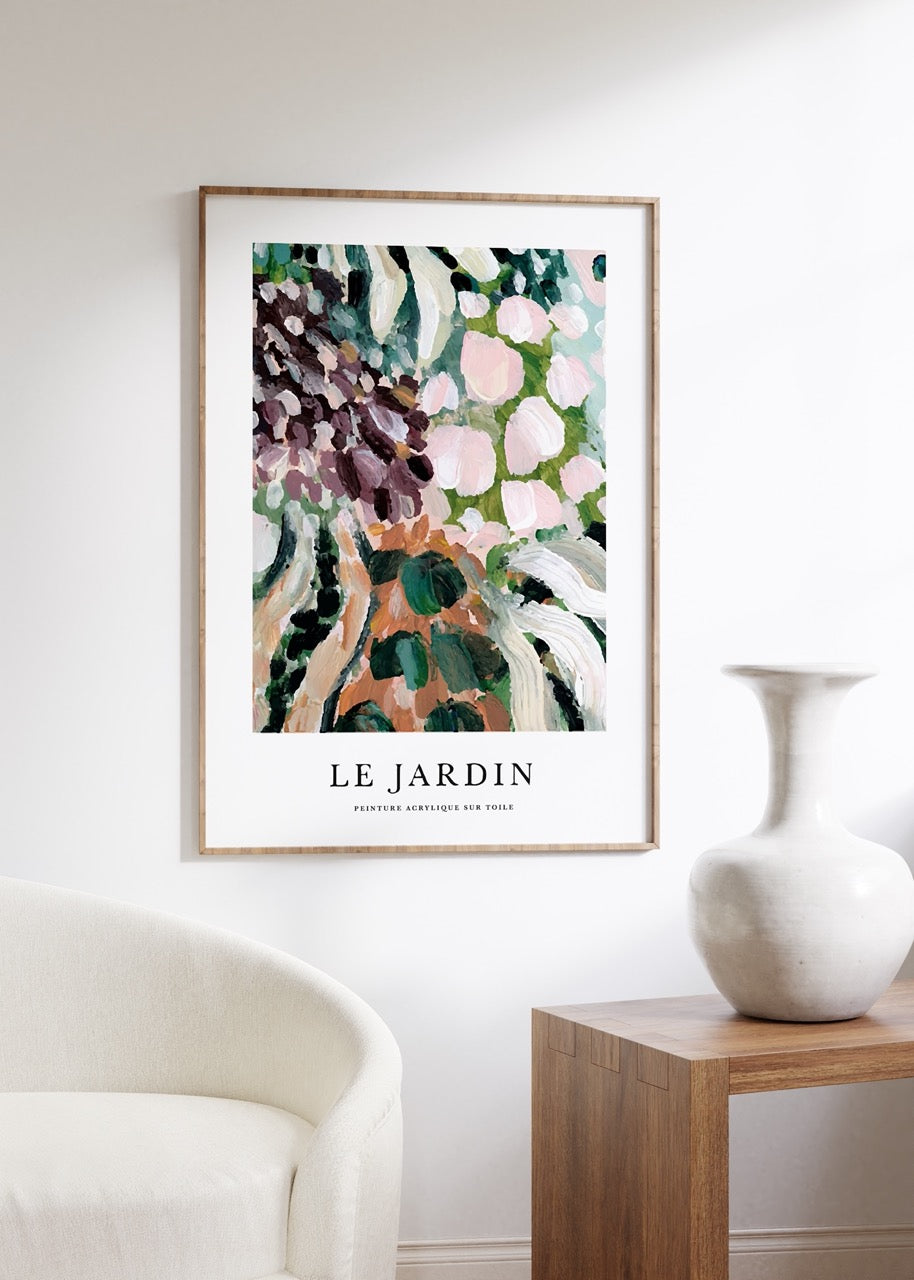 Le Jardin Green No.2 Unframed Poster