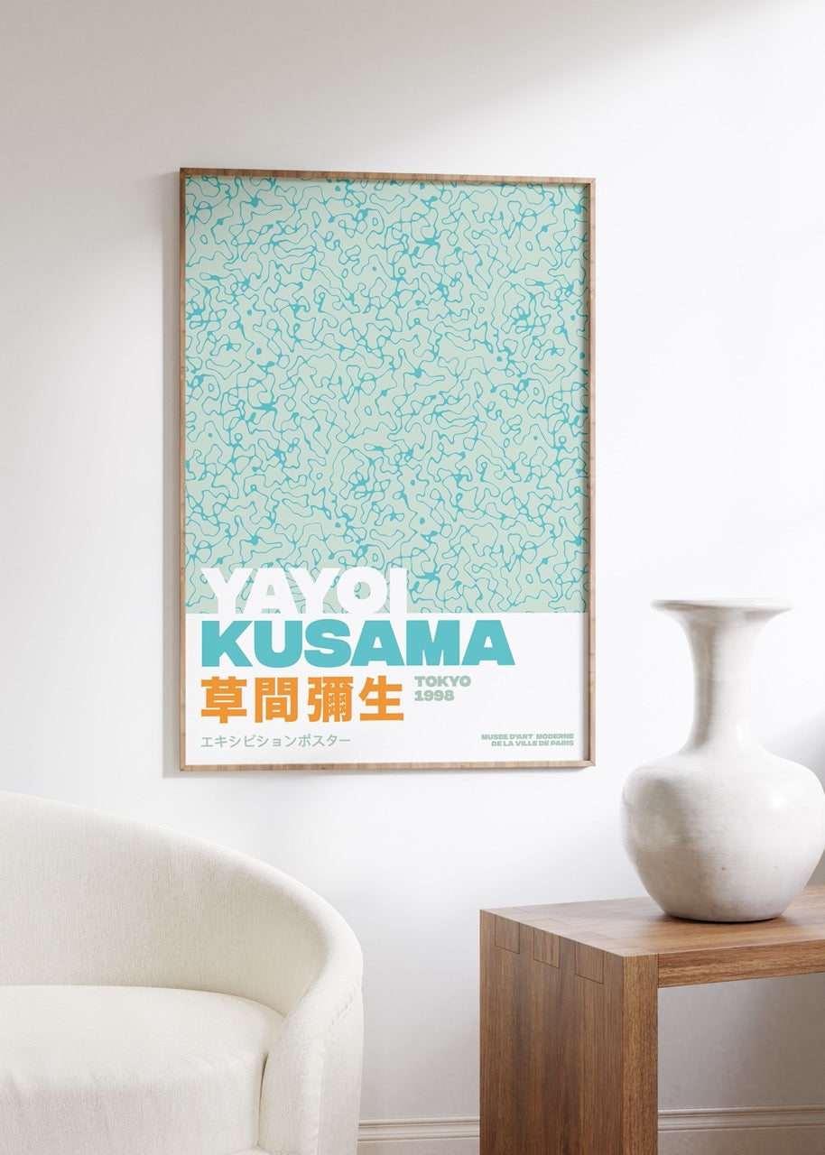 Yayoi Kusama Çerçevesiz Poster