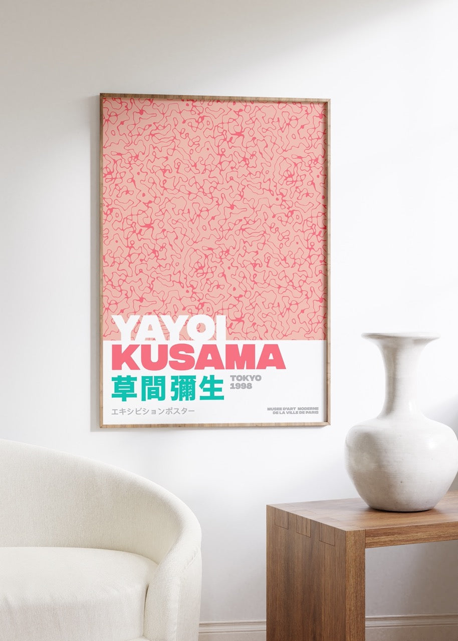 Yayoi Kusama Çerçevesiz Poster