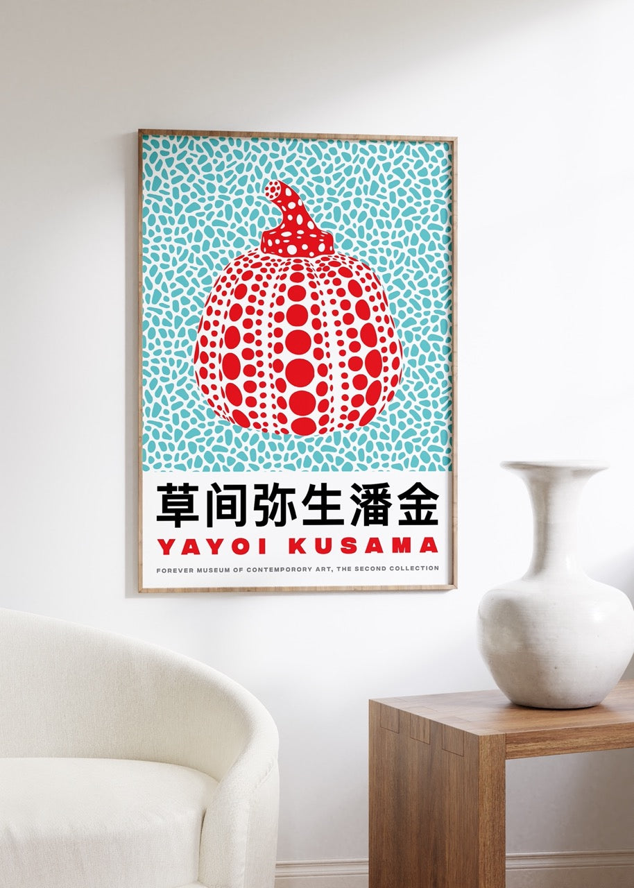 Yayoi Kusama Çerçevesiz Poster