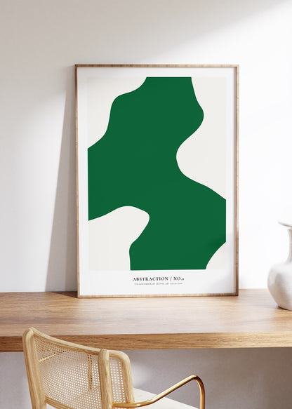 Abstract Green No.2 Unframed Poster