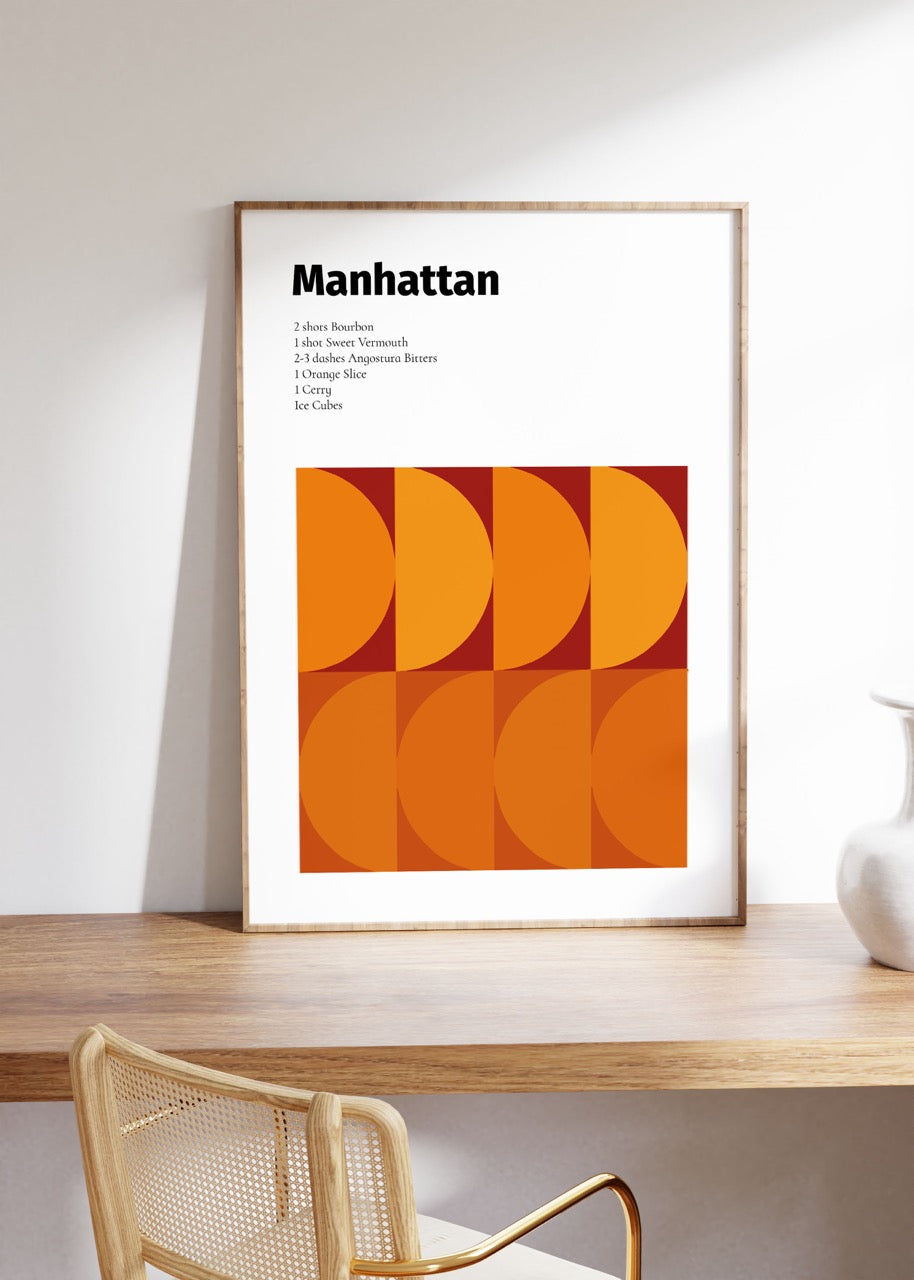 Manhattan Çerçevesiz Poster