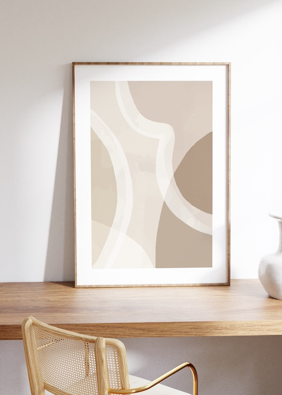 Abstract Shapes No.1 Unframed Poster