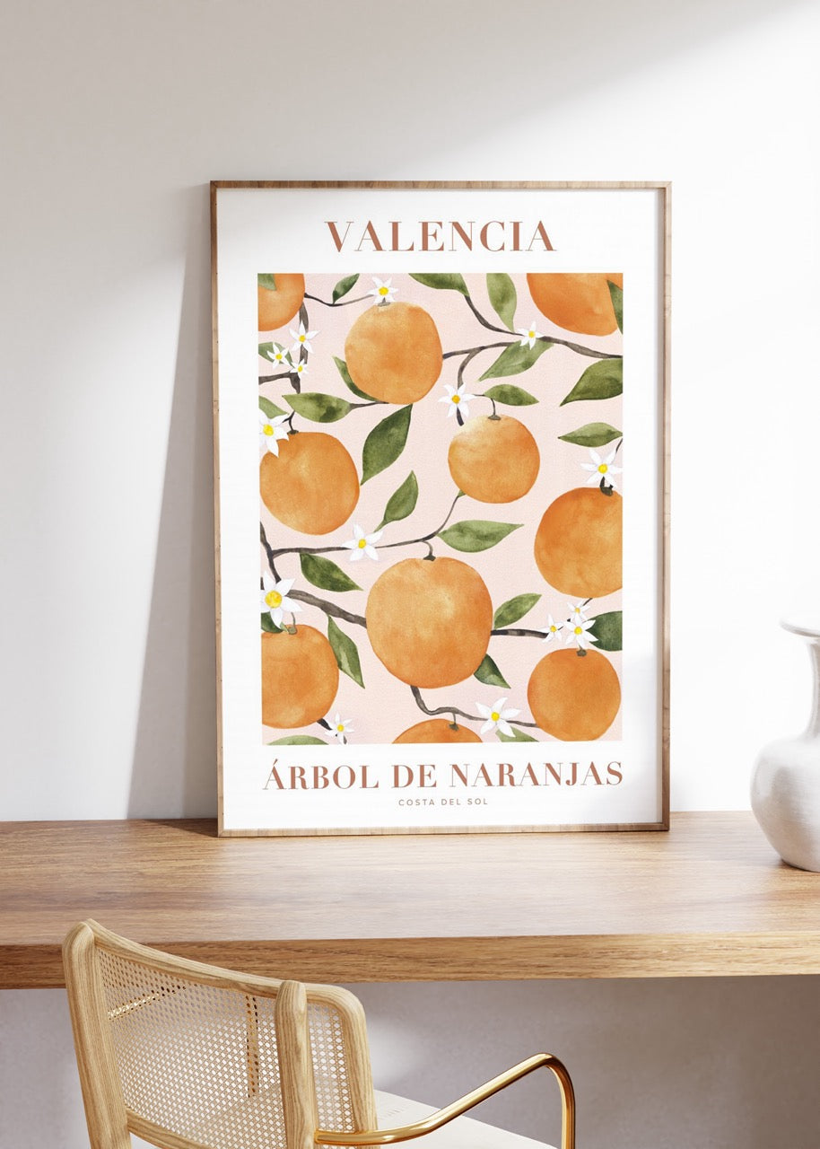 Valencia Çerçevesiz Poster