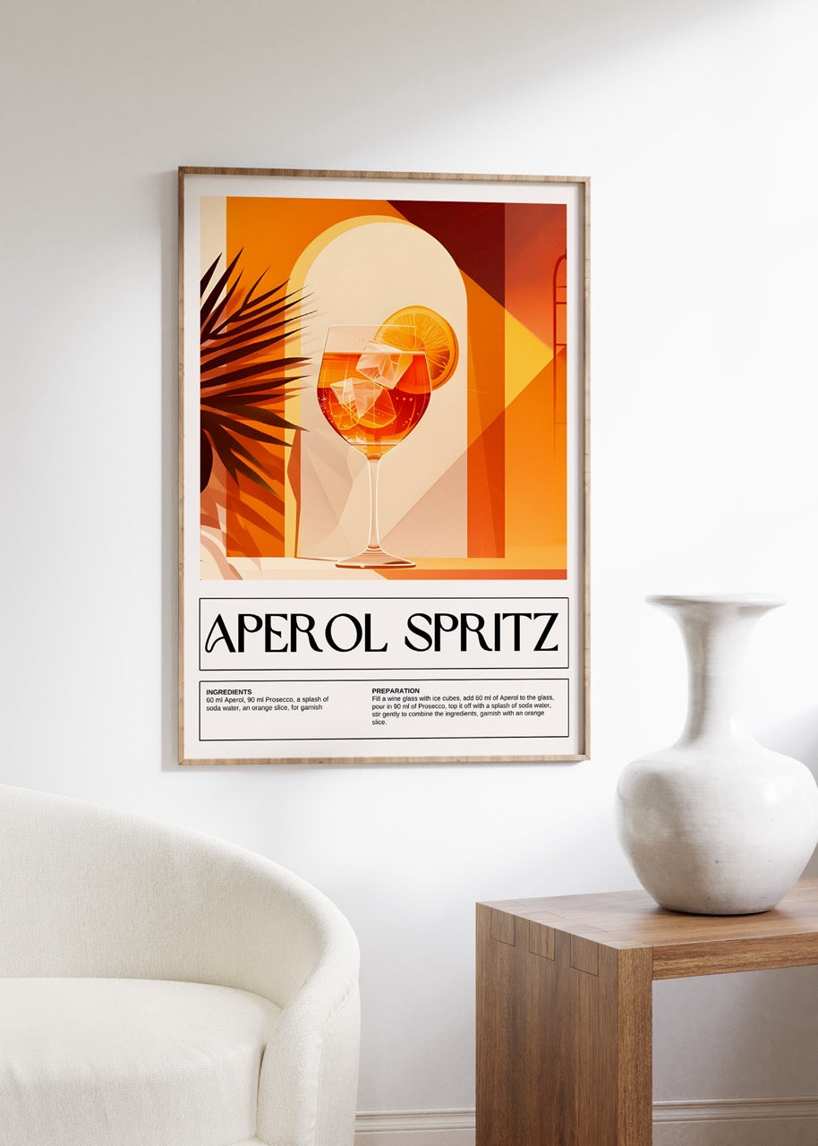 Aperol Spritz Çerçevesiz Poster