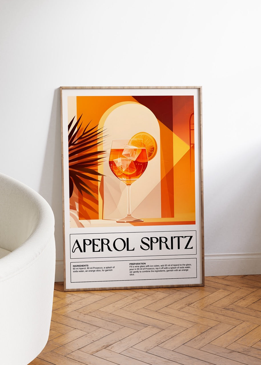 Aperol Spritz Çerçevesiz Poster