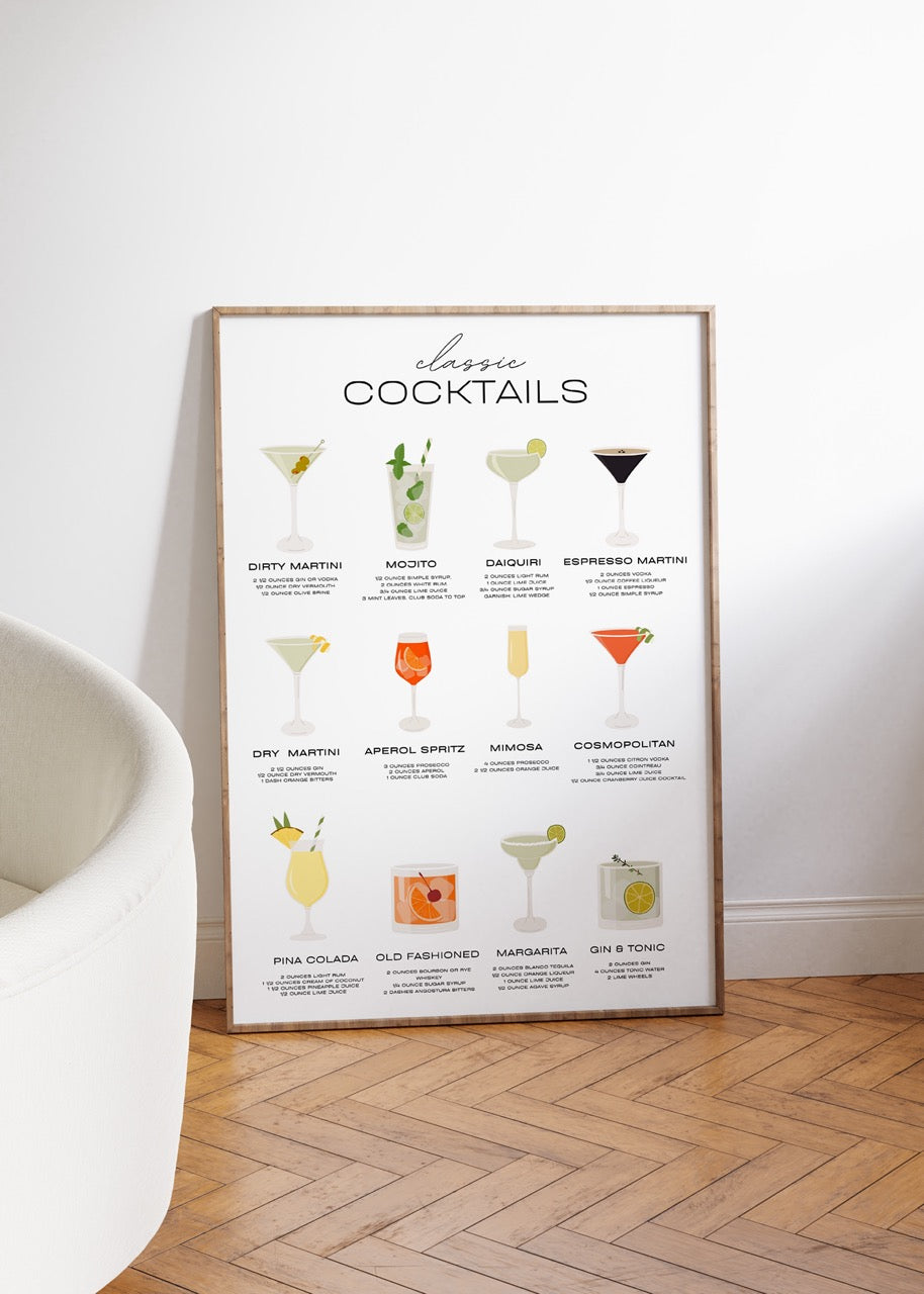 Cocktail Espresso Martini Unframed Poster