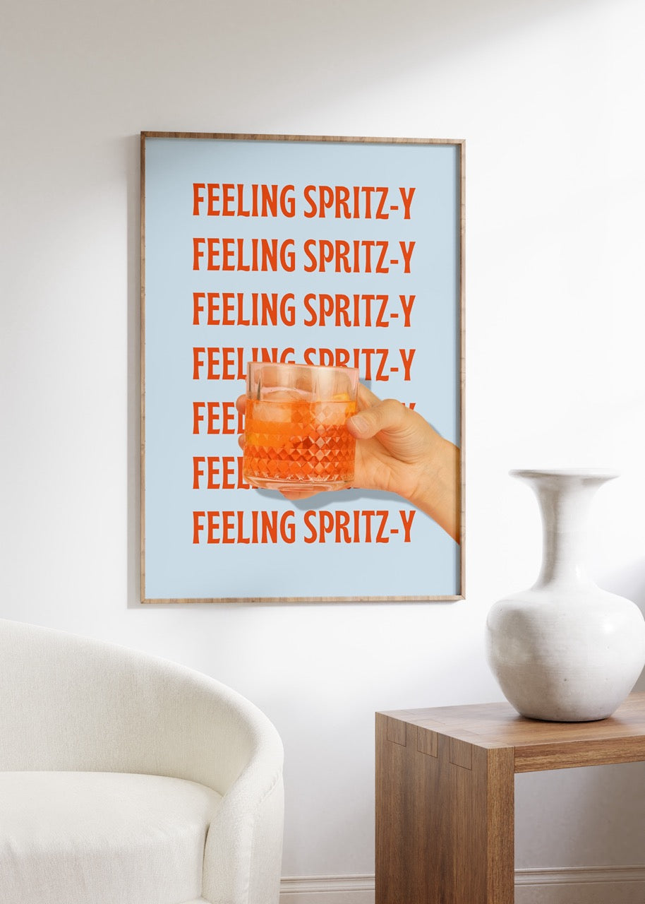 Feeling Spritz-Y Kokteyl Çerçevesiz Poster