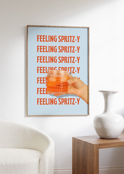 Feeling Spritz-Y Kokteyl Çerçevesiz Poster