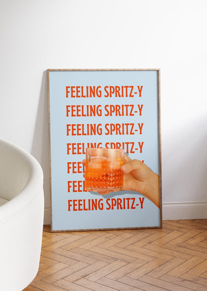 Feeling Spritz-Y Kokteyl Çerçevesiz Poster