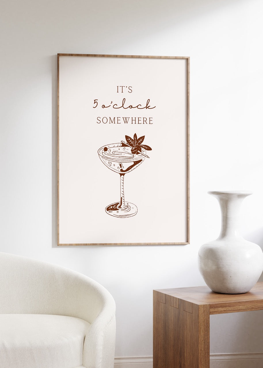 Cocktail Espresso Martini Unframed Poster