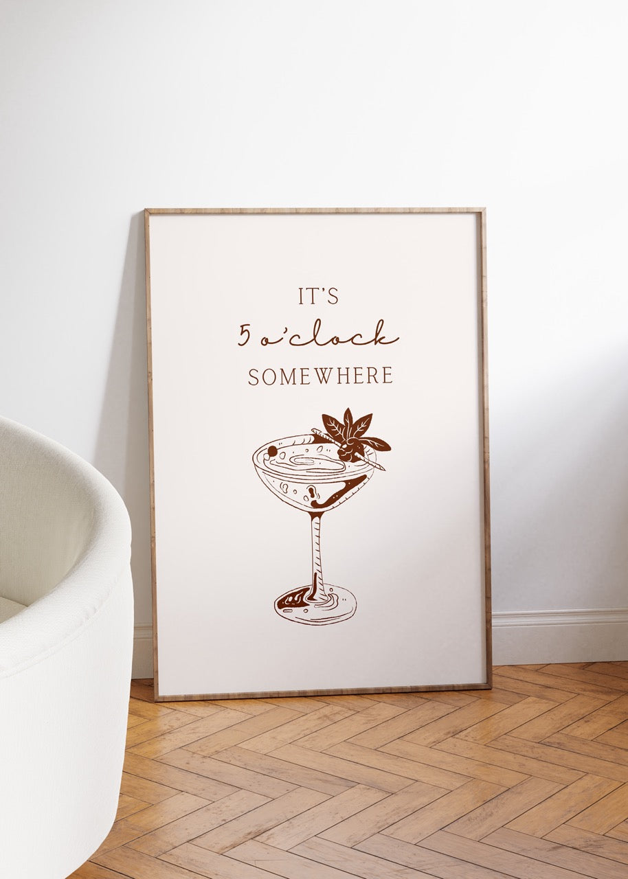 Cocktail Espresso Martini Unframed Poster