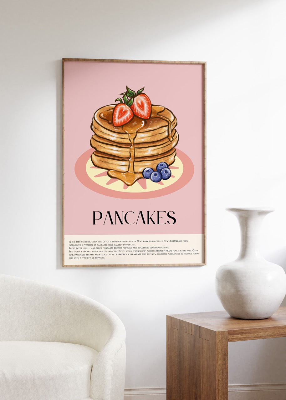 Pancakes Çerçevesiz Poster