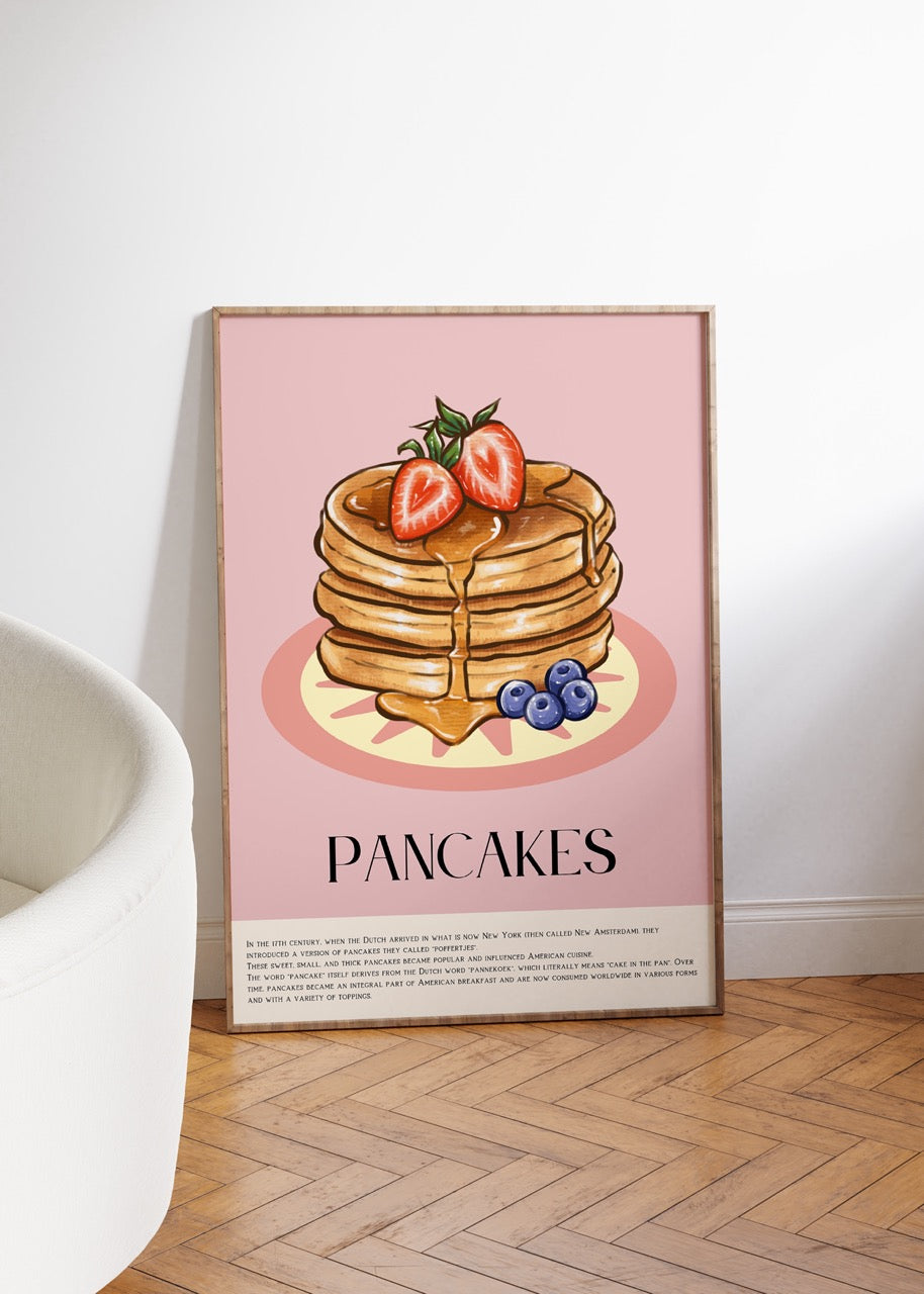 Pancakes Çerçevesiz Poster