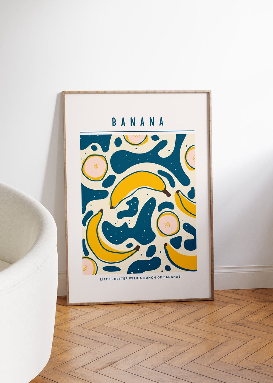 Banana Çerçevesiz Poster