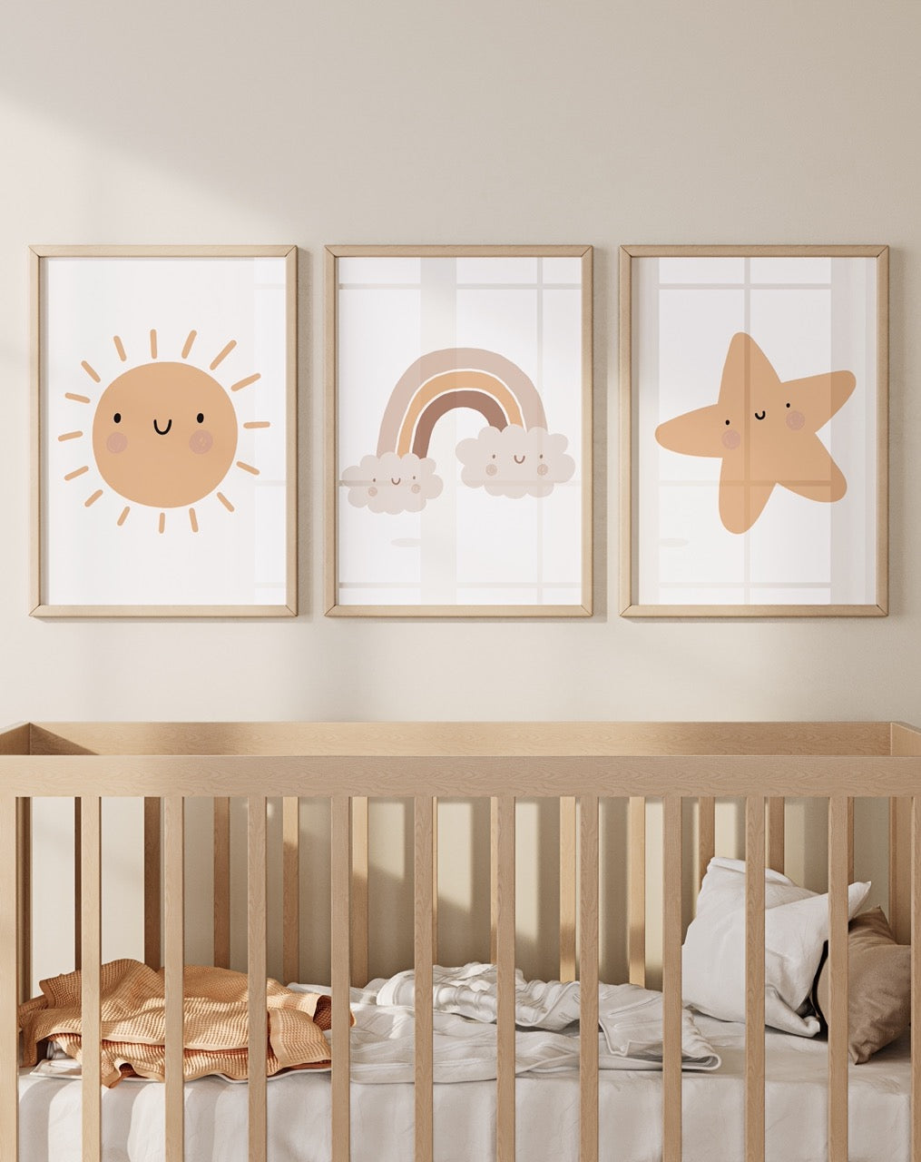Güneş ve Yıldız Temalı Çocuk ve Bebek Odası 3&