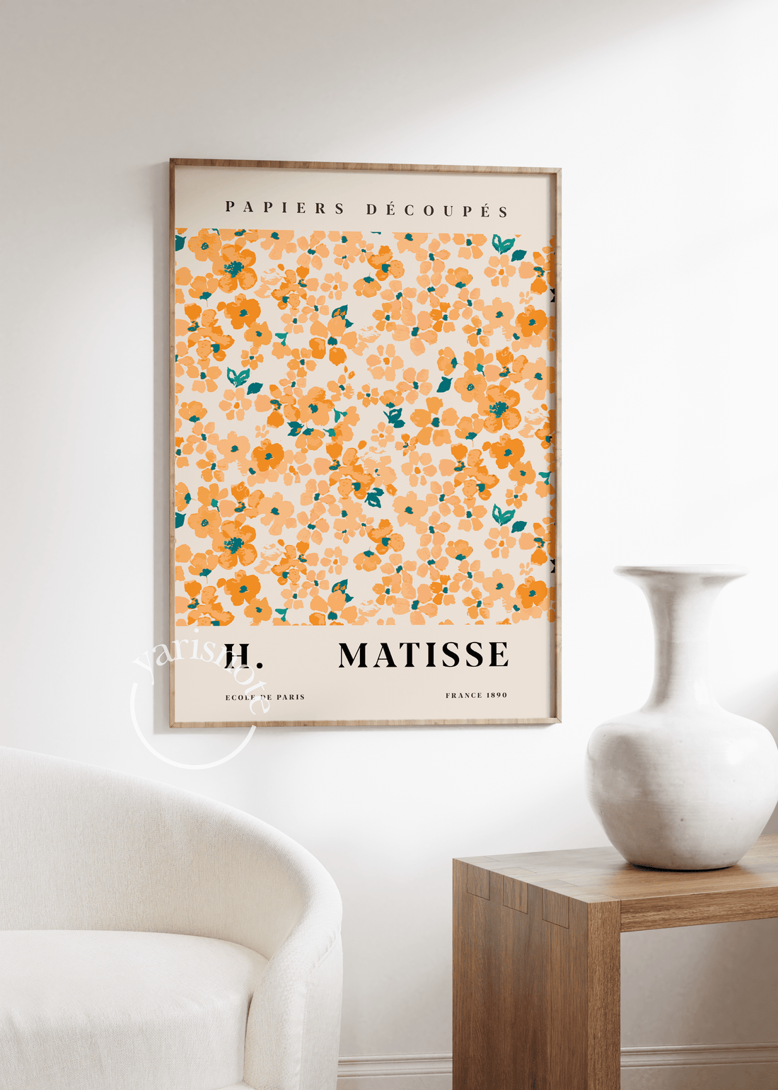 Henri Matisse Flowers Çerçevesiz Poster