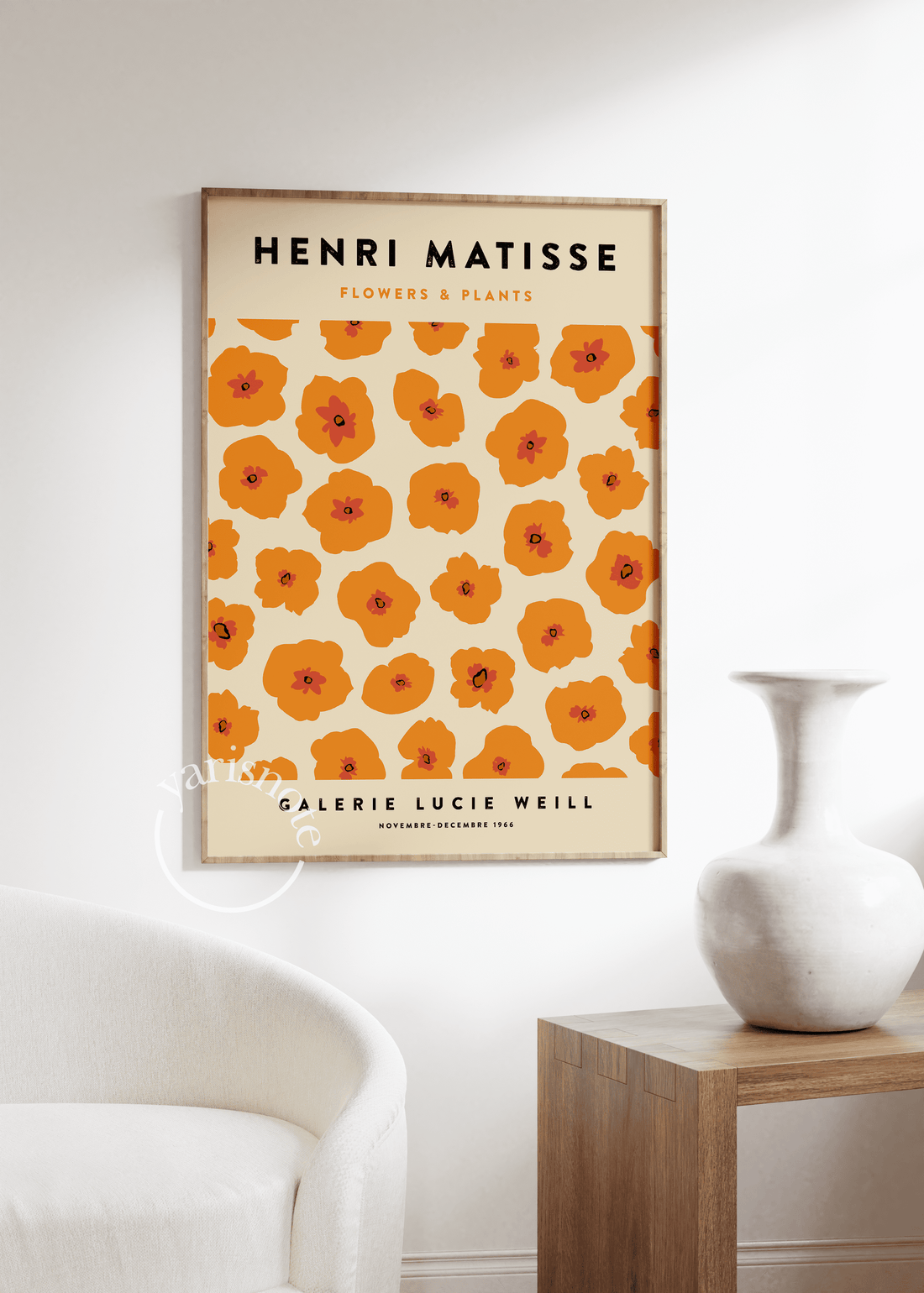Henri Matisse Flowers Çerçevesiz Poster