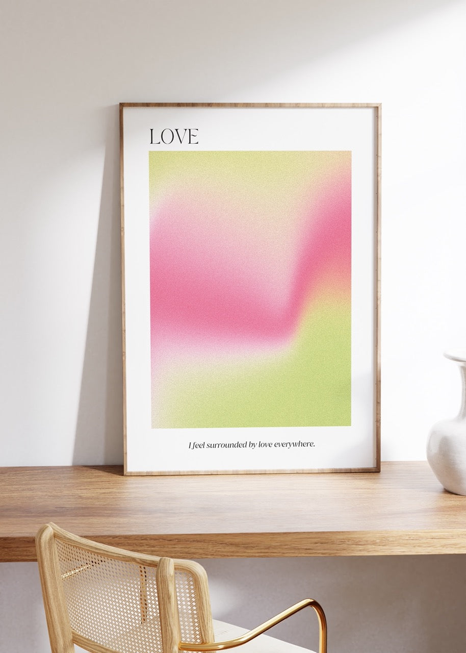 Love Aura Unframed Poster