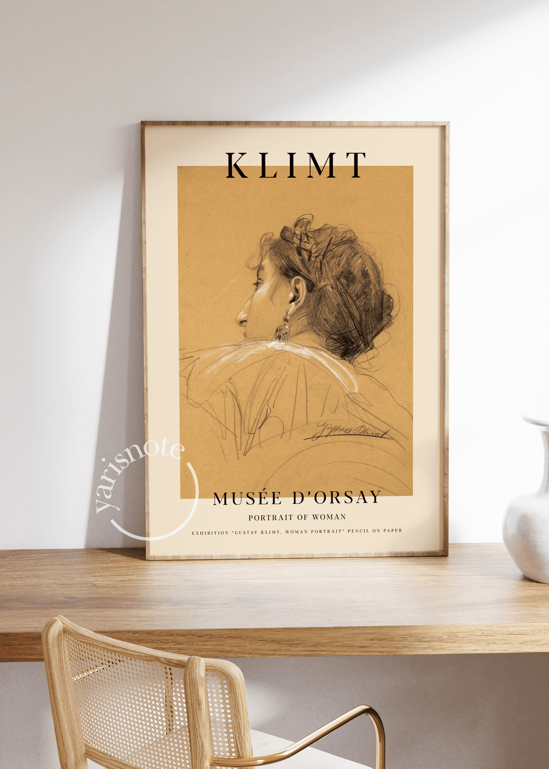 Gustav Klimt Portrait of Woman Çerçevesiz Poster