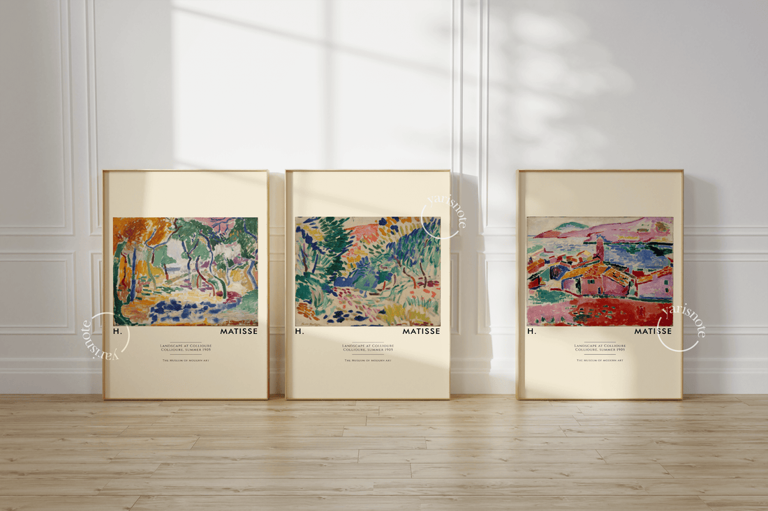 Henri Matisse Set of 3 Unframed Posters