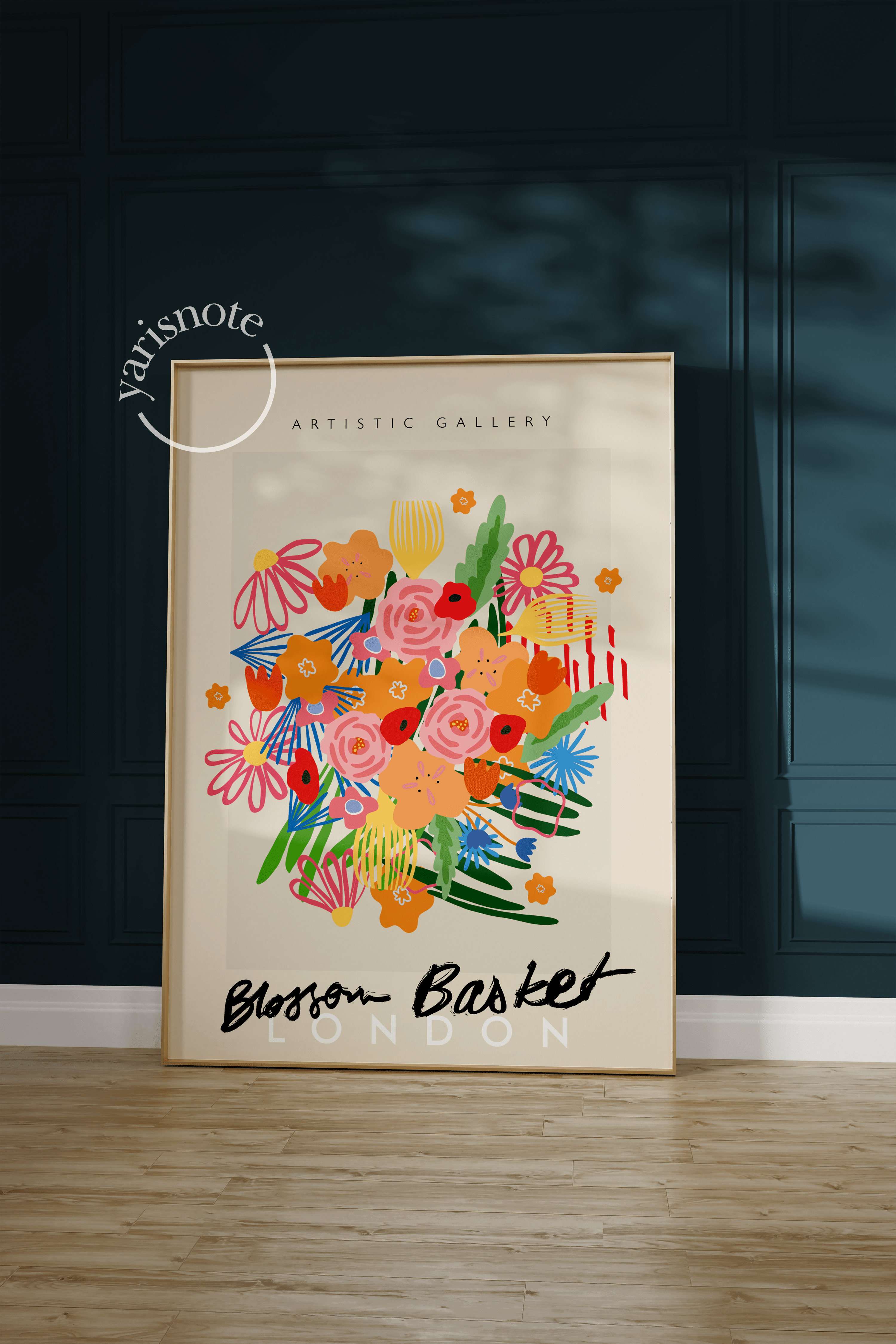 Blossom Basket London Çerçevesiz Poster