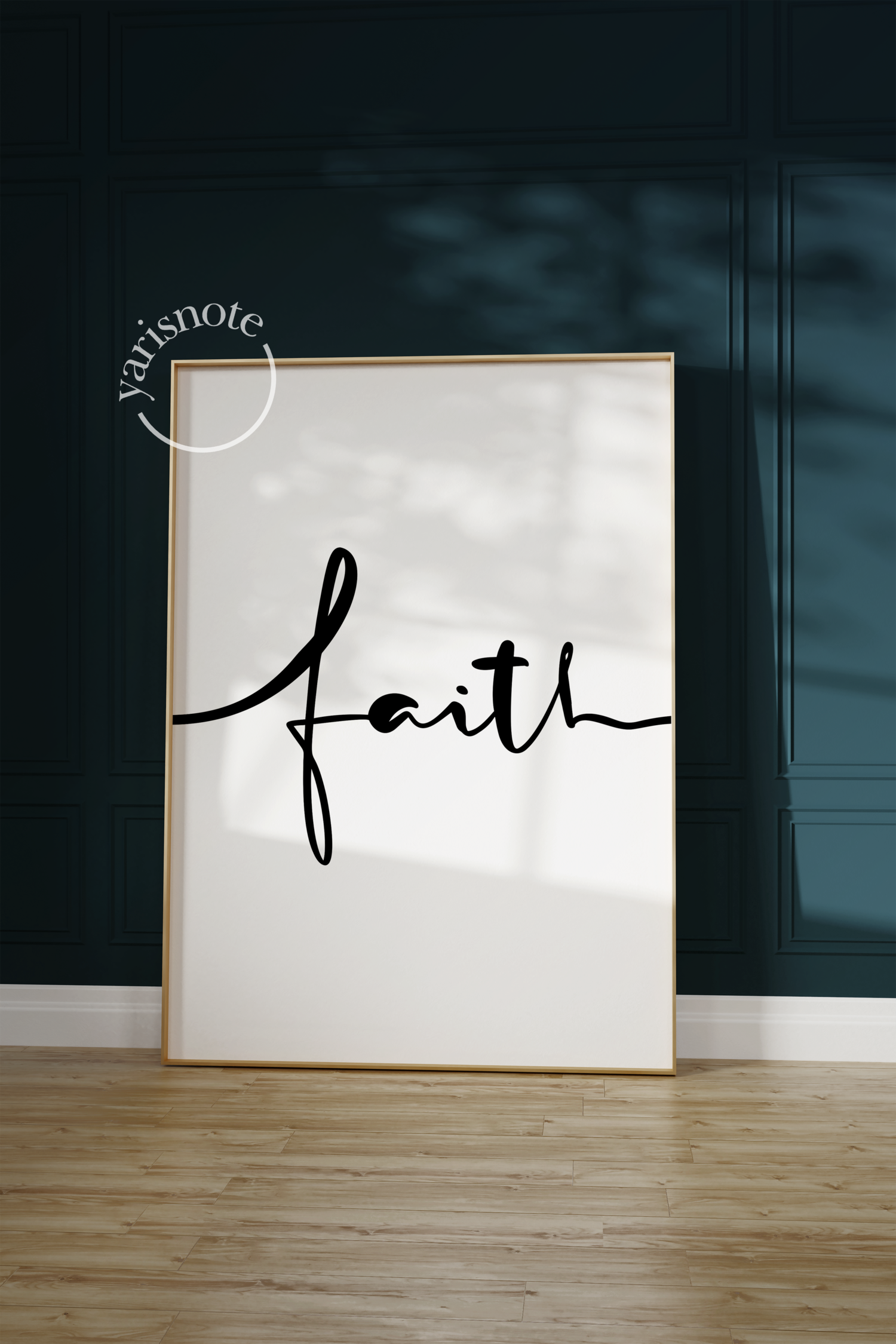 Faith Çerçevesiz Poster