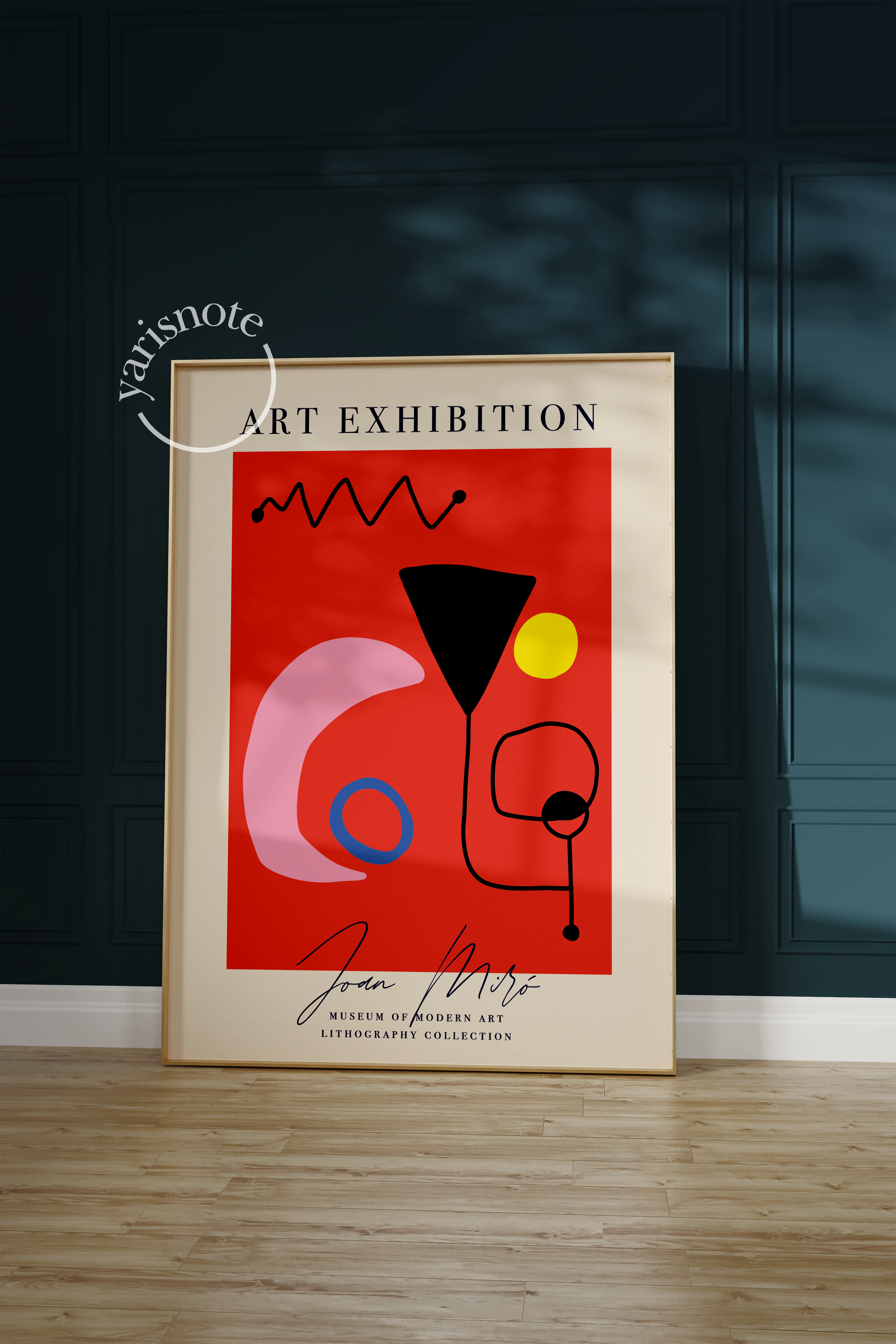 Joan Miro Çerçevesiz Poster