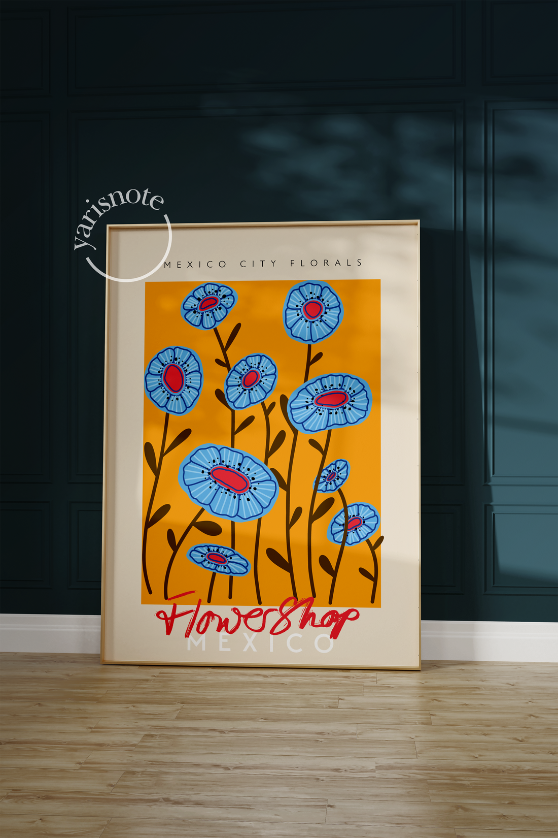 Mexico City Florals Unframed Poster