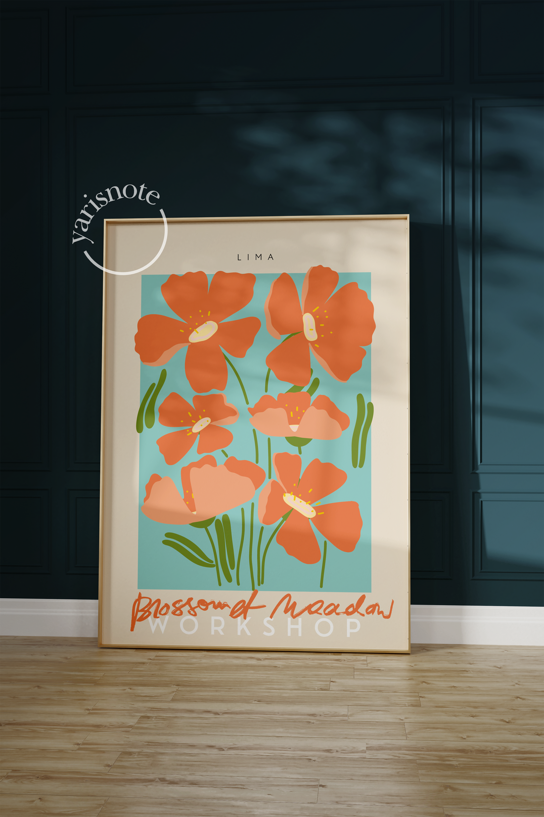 Flowers Çerçevesiz Poster