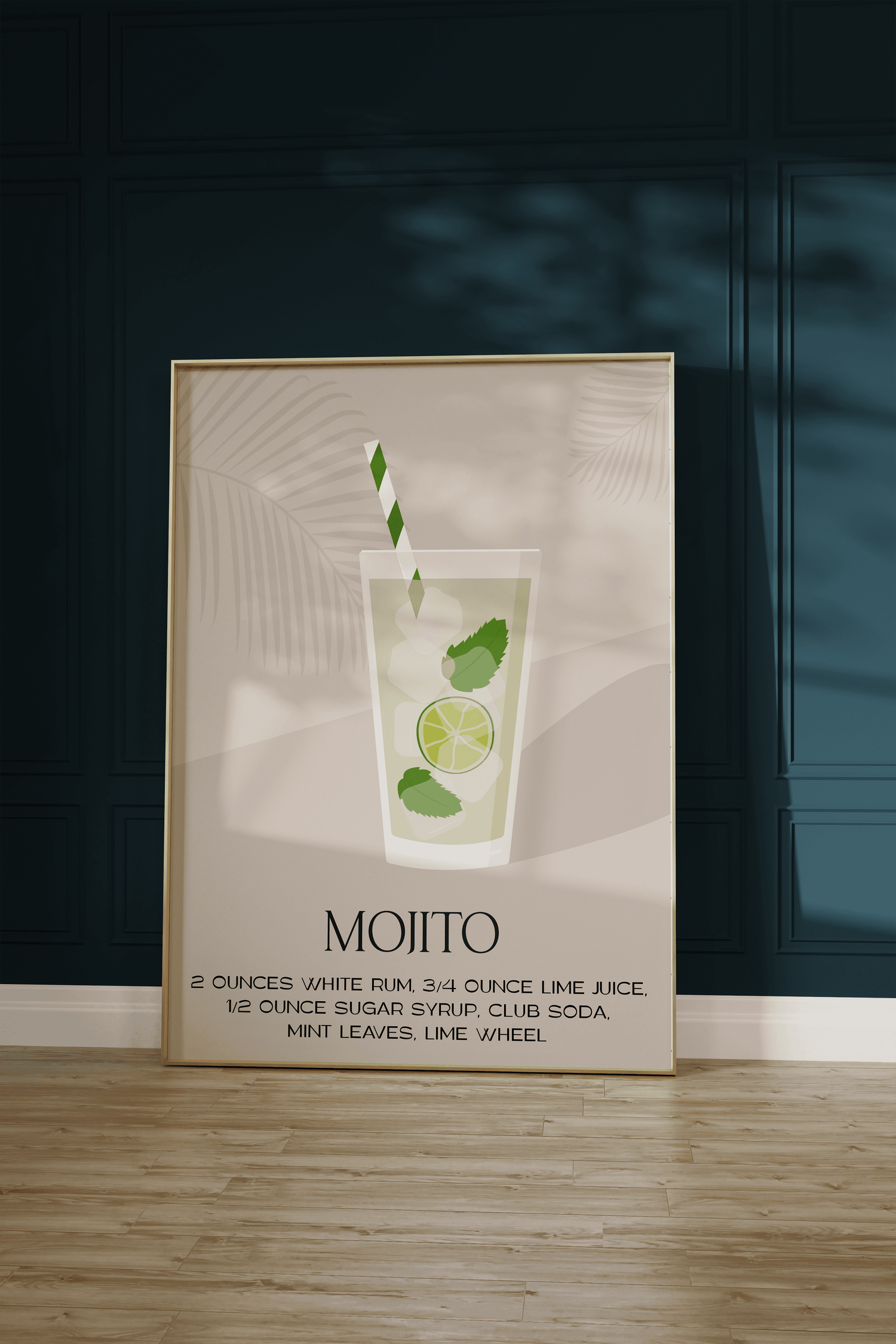 Cocktail Mojito Unframed Poster