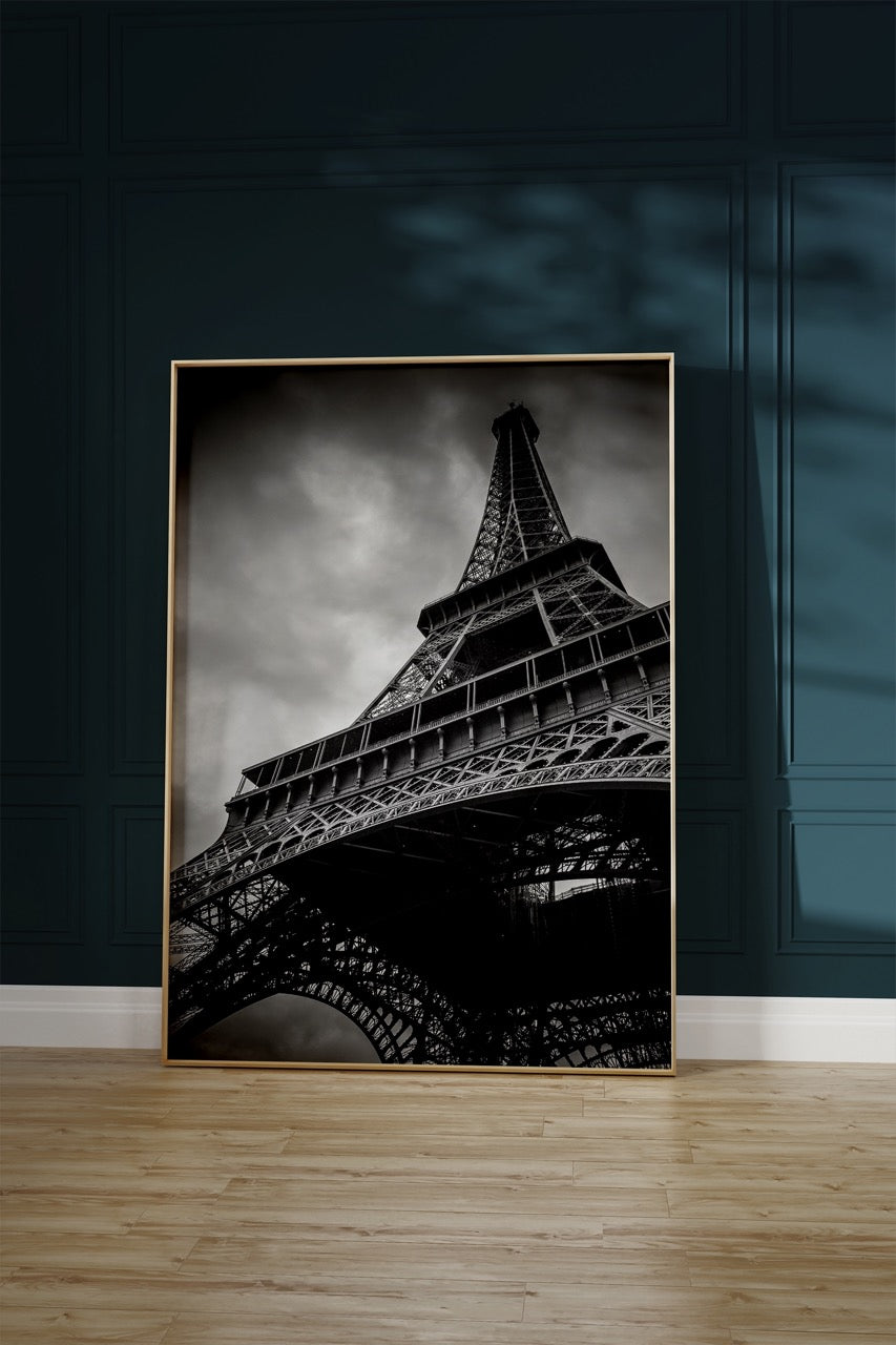Paris Eiffel Tower Photo Frameless Poster