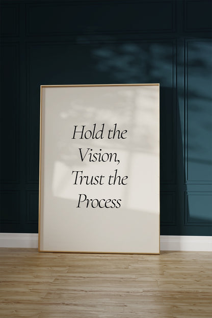 Lettering Art Motivational Frameless Poster