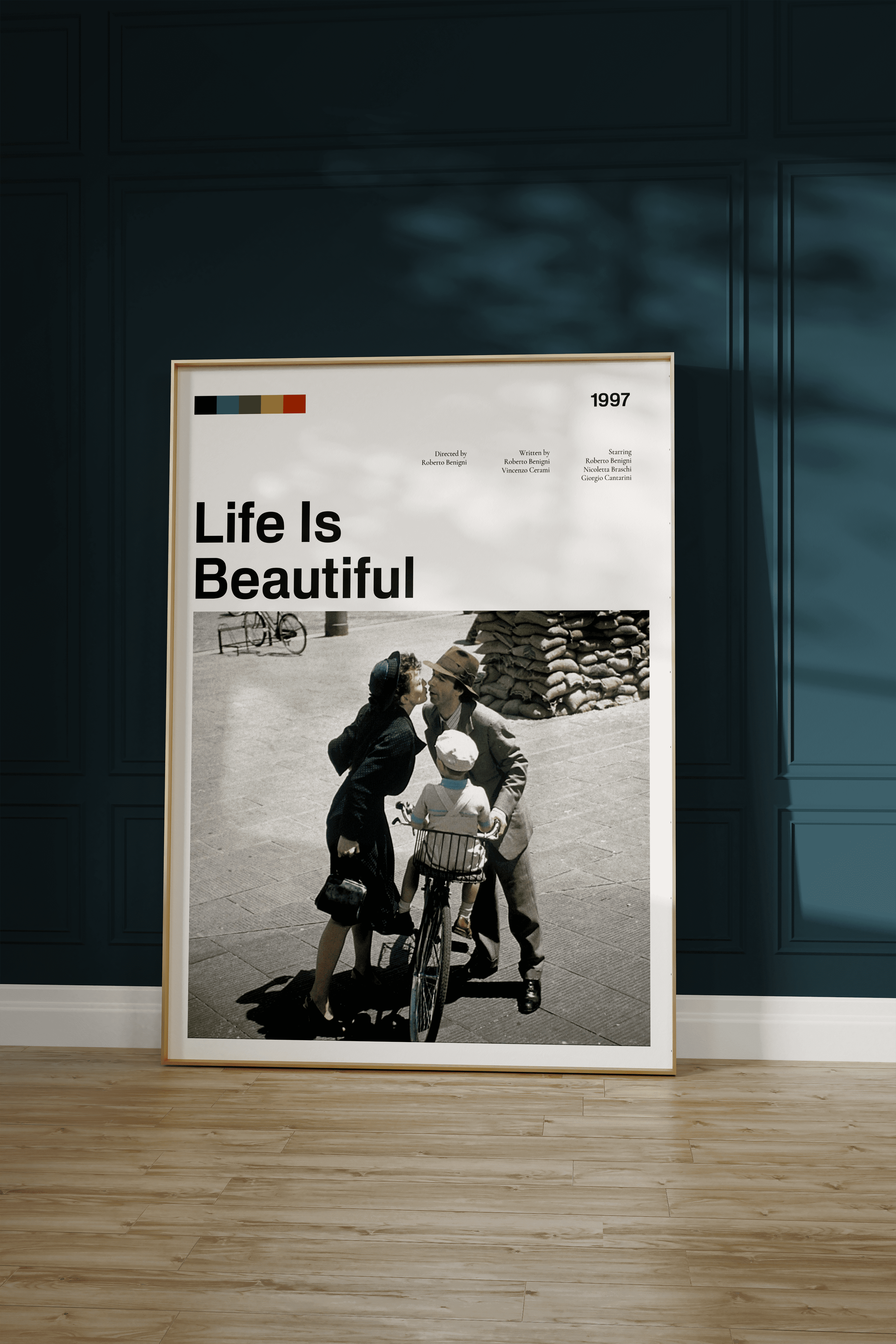 Life Is Beautiful Film Çerçevesiz Poster