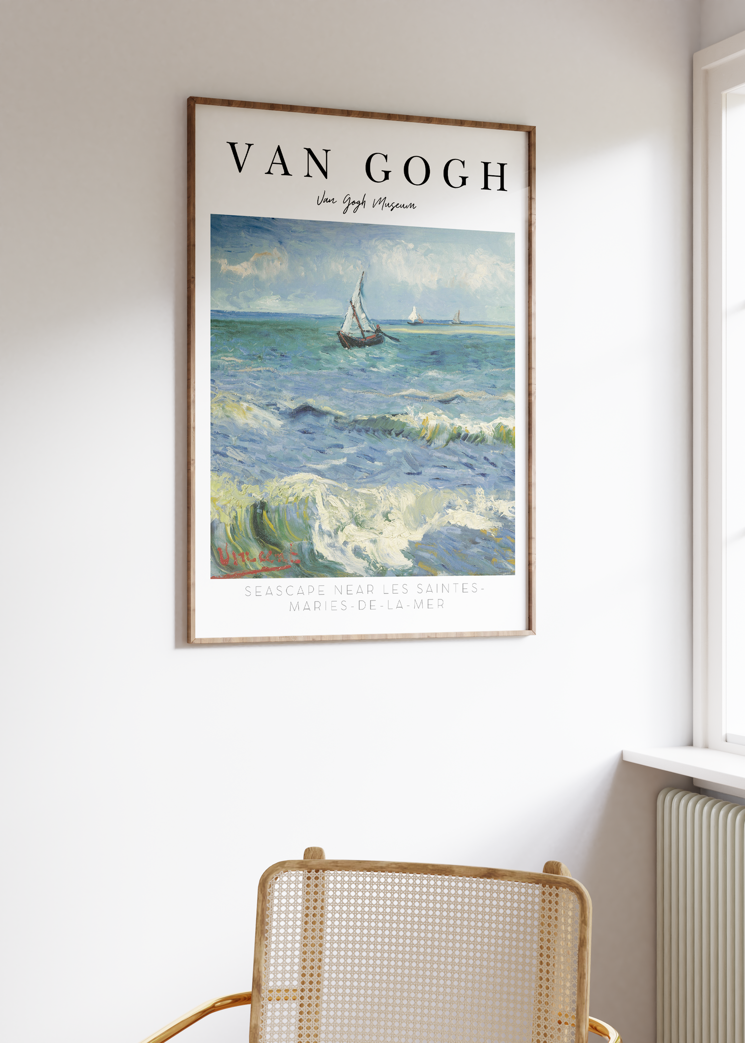 Van Gogh Deniz Manzarası Çerçevesiz Poster