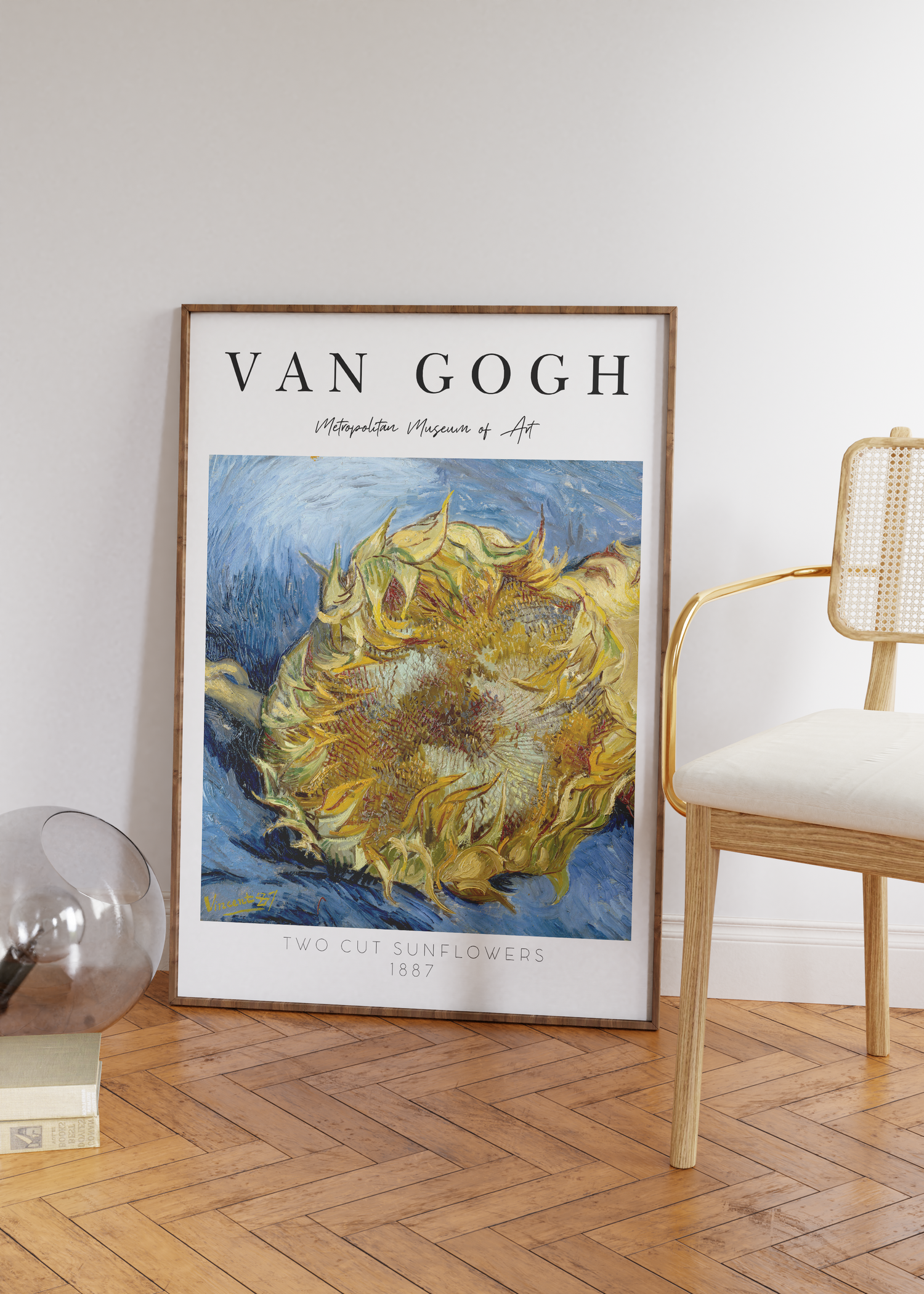 Van Gogh Flowers Artwork Çerçevesiz Poster