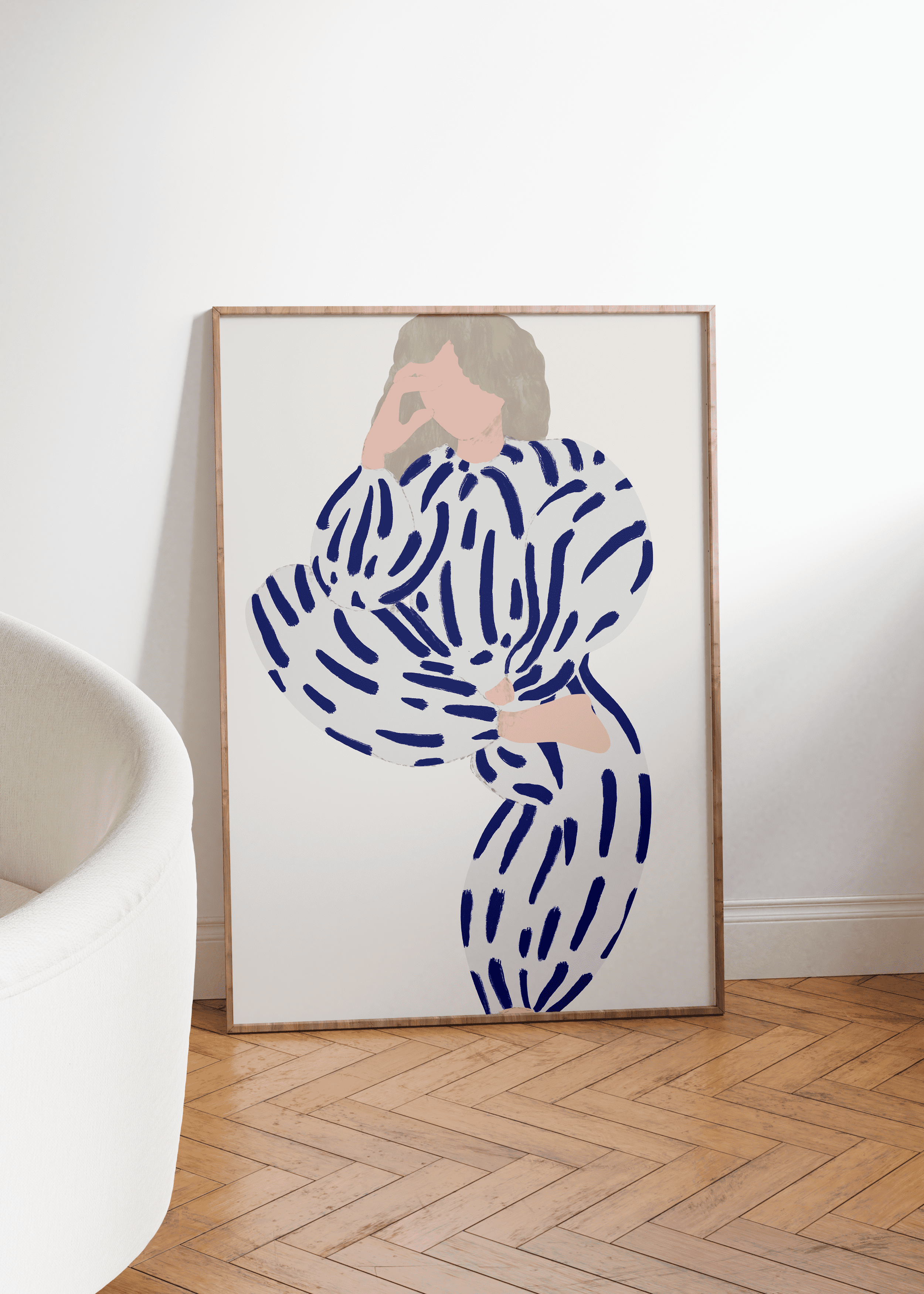 Bohemian Woman Figure Unframed Poster