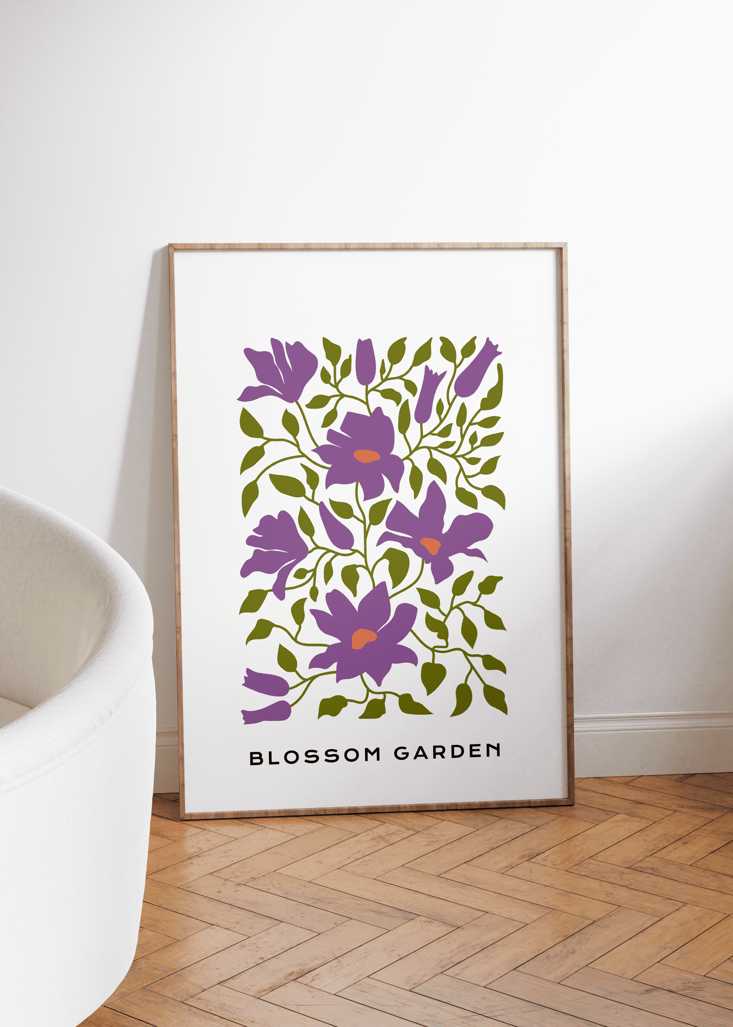 Flower Market Botanik Çerçevesiz Poster